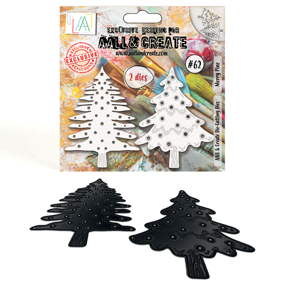 AALL and Create - Die-Cutting Die Set - Merry Pine — Ecstasy Crafts