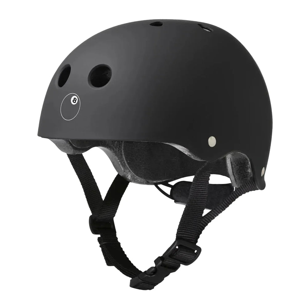 Eight Ball Skate Helmet w/Fit Dial - Matte Black (KIDS)