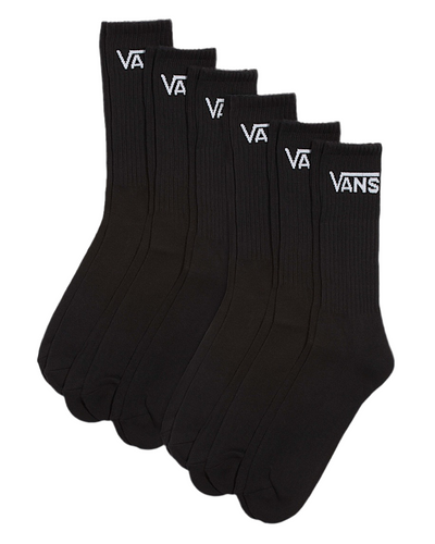 Chaussettes Vans 'Classic Crew' - Noir (6 paires)