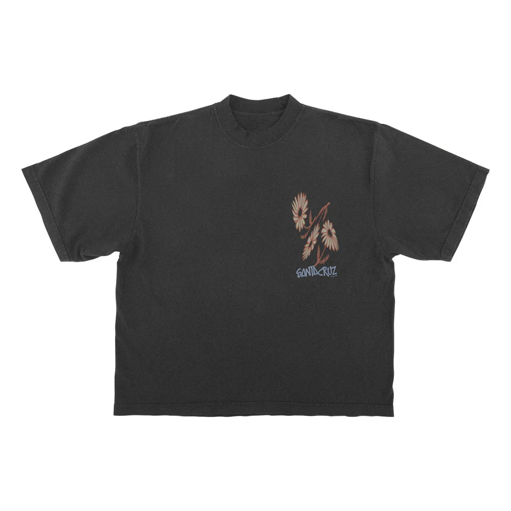 T-shirt épais 'Dizzy Daisy' de Santa Cruz - Shadow (pour femmes)