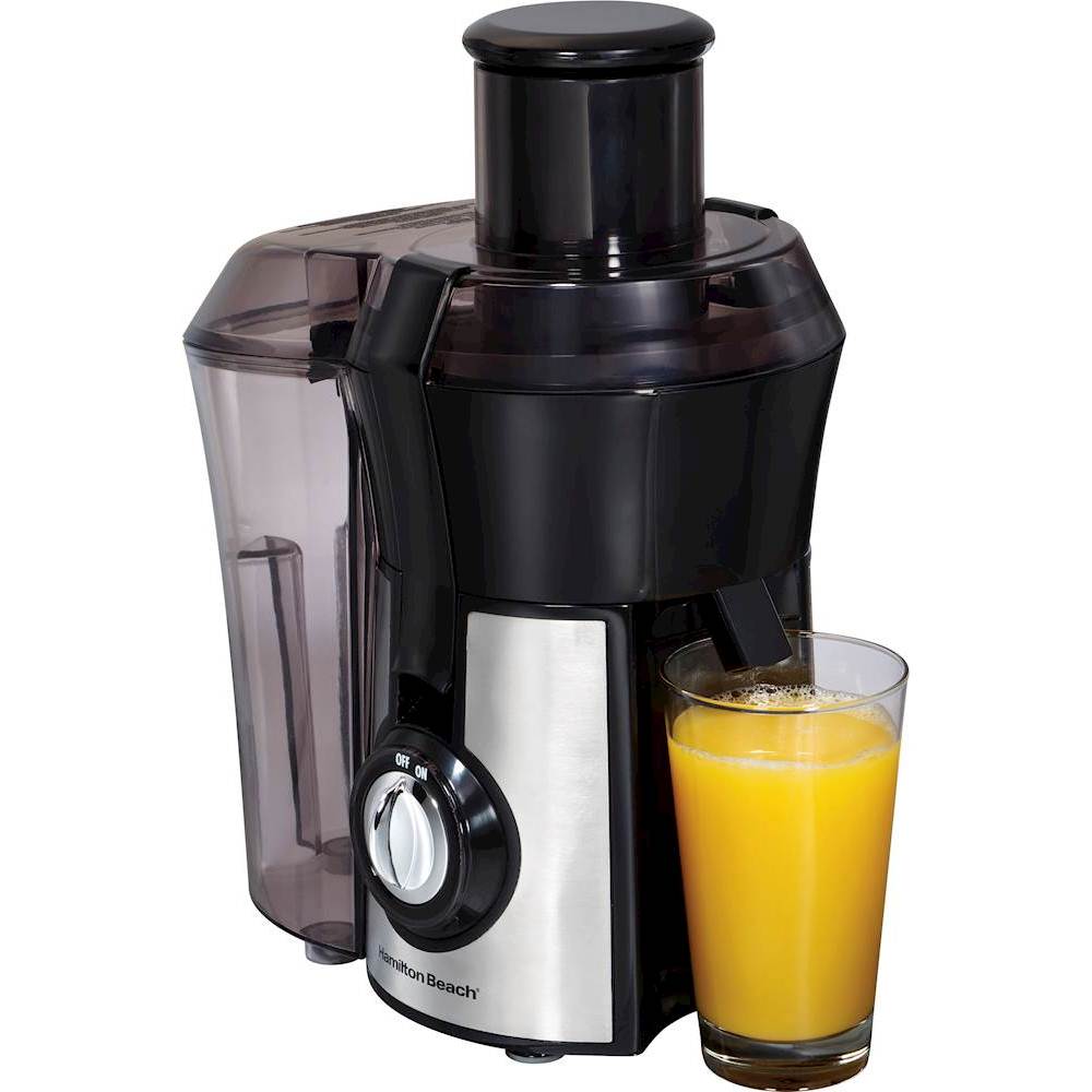 Extracteur de jus grande ouverture en acier inoxydable 800 W Hamilton Beach - 67608Z