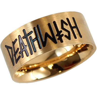 Bague 'Brand Logo' Deathwish Or