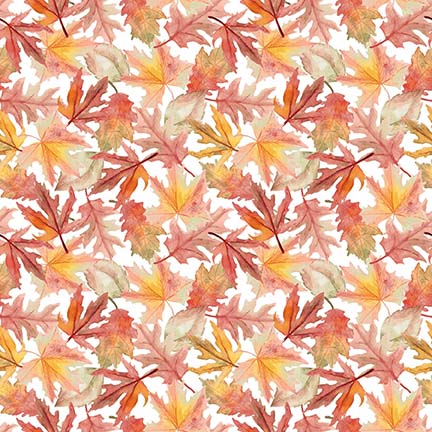 Night  Owls by Kathleen Francour - Orange Leaf — Cottage Quilting Ltd.