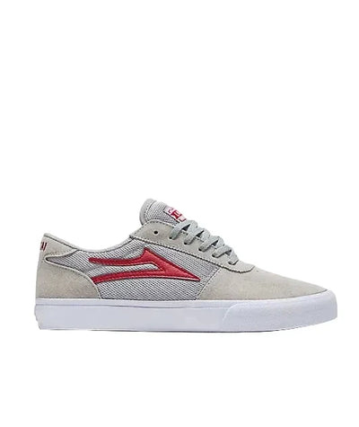 Lakai 'Manchester' Shoes - Grey/Red Suede