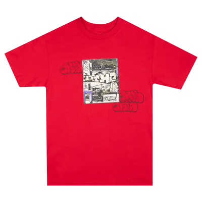 T-shirt 'Asar Stuff P1' Frosted Skateboards - Rouge
