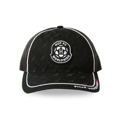 HUF 'Diamond Plate' Trucker Cap - Black