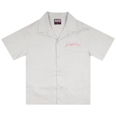 Frosted Skateboards Button Up Shirt - Light Grey