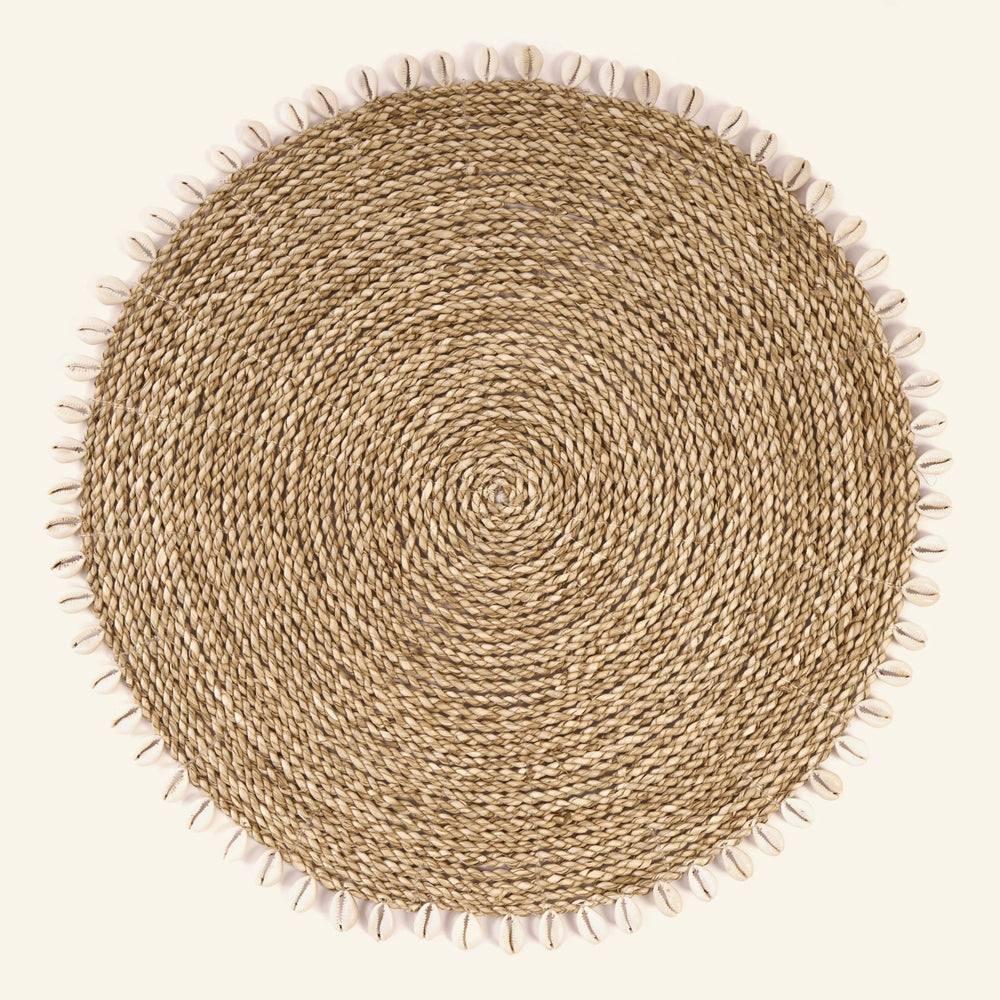 Seagrass Shell Placemat - Natural