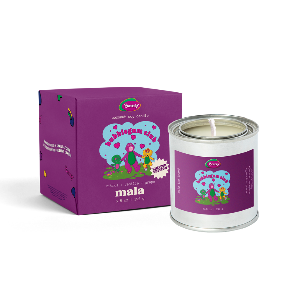 Barney x Mala: Bubblegum | Citrus + Vanilla + Grape