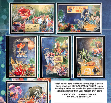 3Quarter Designs Poseidon's Kingdom 6x4 Card Pack
