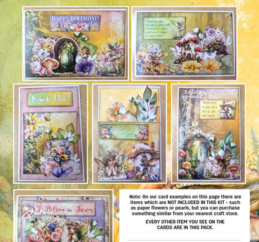 3Quarter Designs Visiting Fairyland 6x4 Card Pack