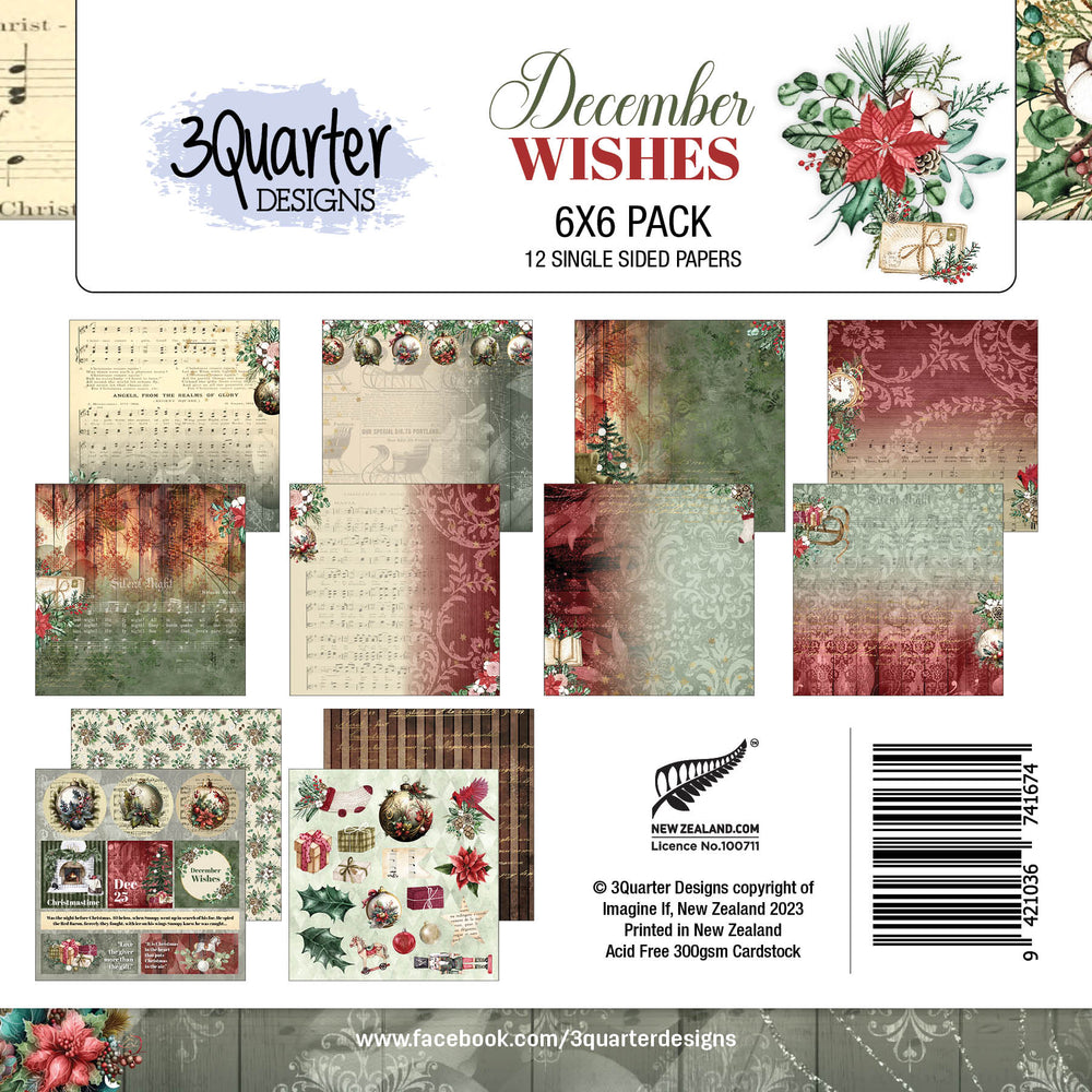 Pack Voeux de Décembre 6x6
