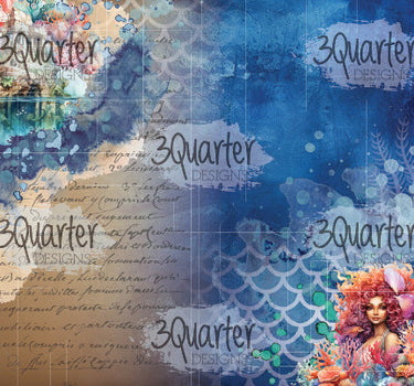 3Quarter Designs Poseidon's Kingdom 6x6 Paper Pack