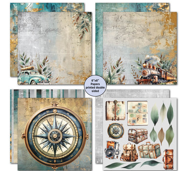3Quarter Designs Adventures Return 6x6 Paper Pack