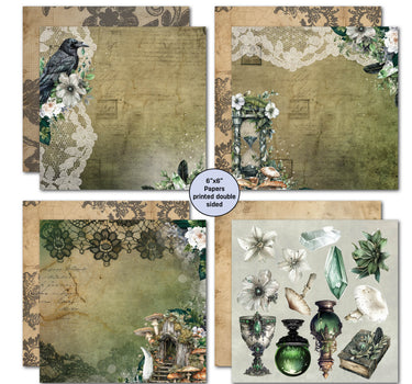 3Quarter Designs Earth Witch 6x6 Paper Pack
