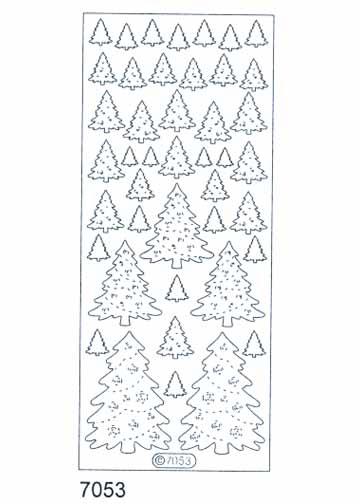 Stickers décoratifs - Sapins de Noël