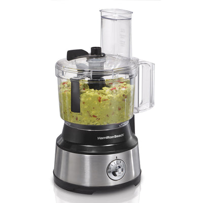 Robot culinaire en acier inoxydable de 10 tasses Hamilton Beach - 70730C