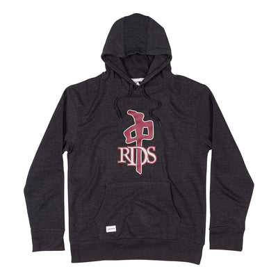 Red Dragon 'OG Logo' Hoodie - Black Heater/Maroon