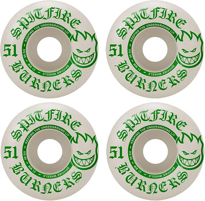 Spitfire 'Burners' 99A Wheels 51MM - White