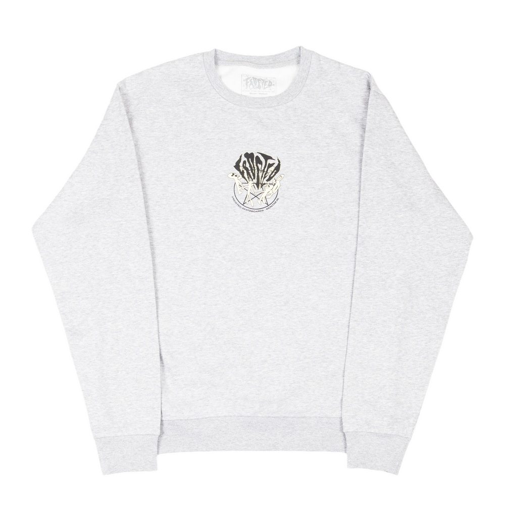 Frosted Skateboards 'Starcult Graphic' Crewneck - Ash Grey