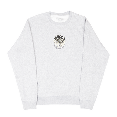 Frosted Skateboards 'Starcult Graphic' Crewneck - Ash Grey