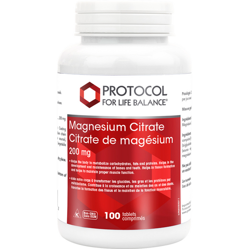 Magnesium Citrate 200mg — Unytii - Suppléments et Produits Naturels