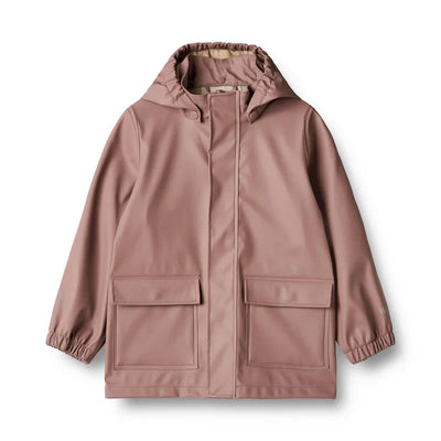 Rainwear Ollo Jacket | Dusty Lilac | Wheat Kids