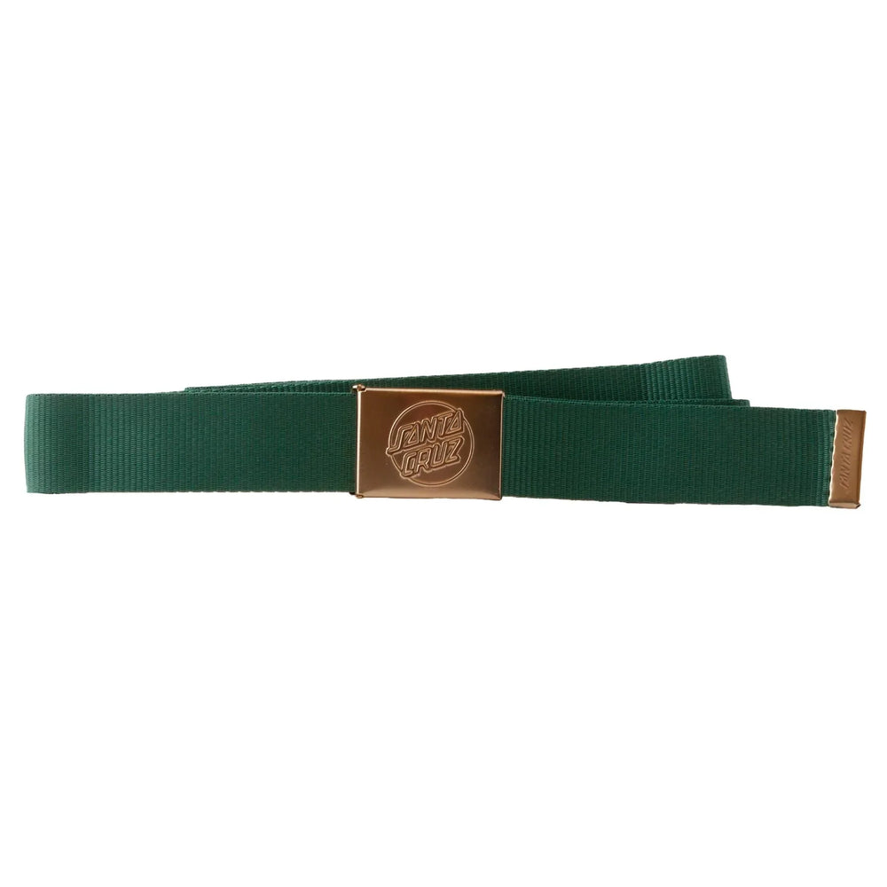 Ceinture Santa Cruz 'Opus Dot' - Or Mat/Vert
