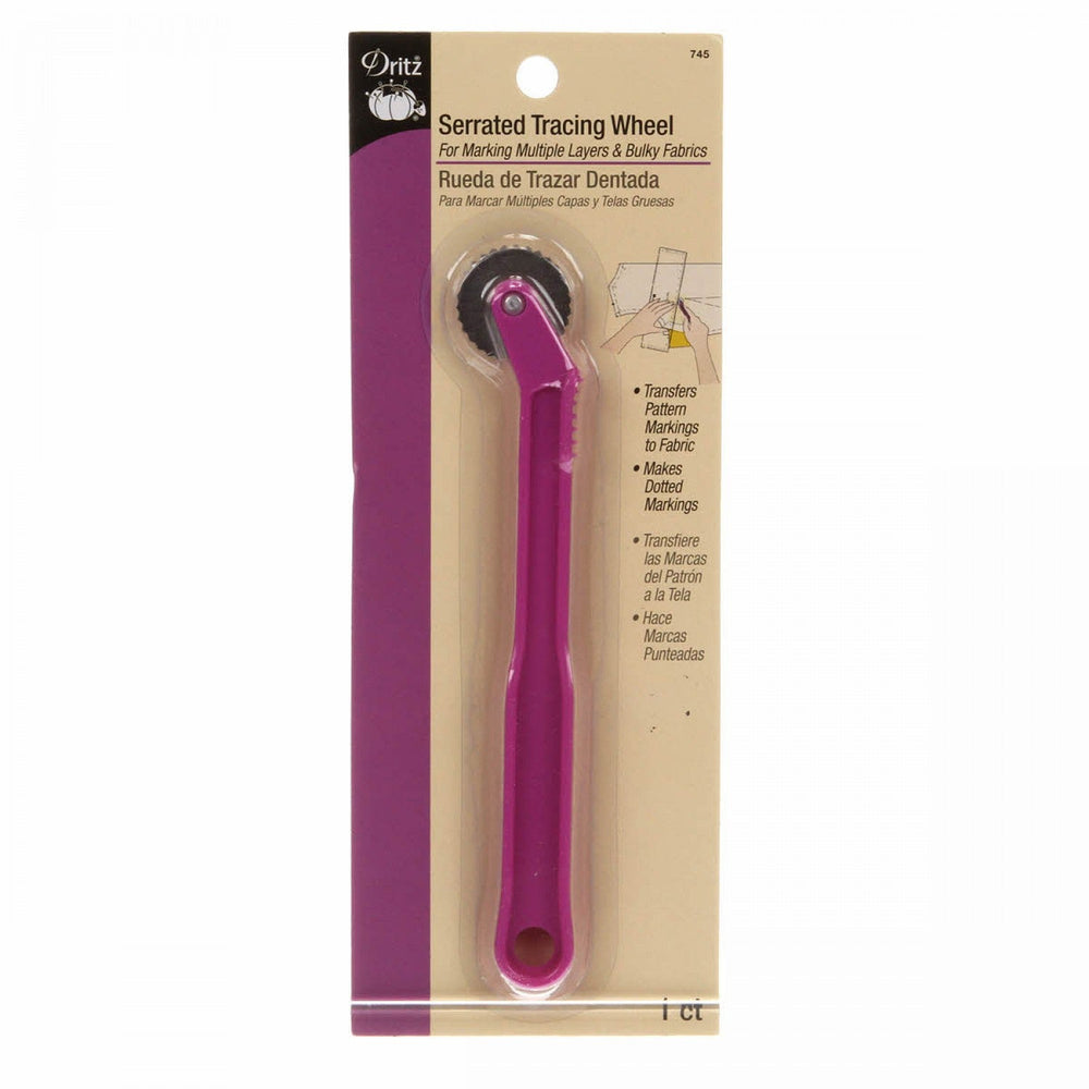 Molette à tracer dentelée