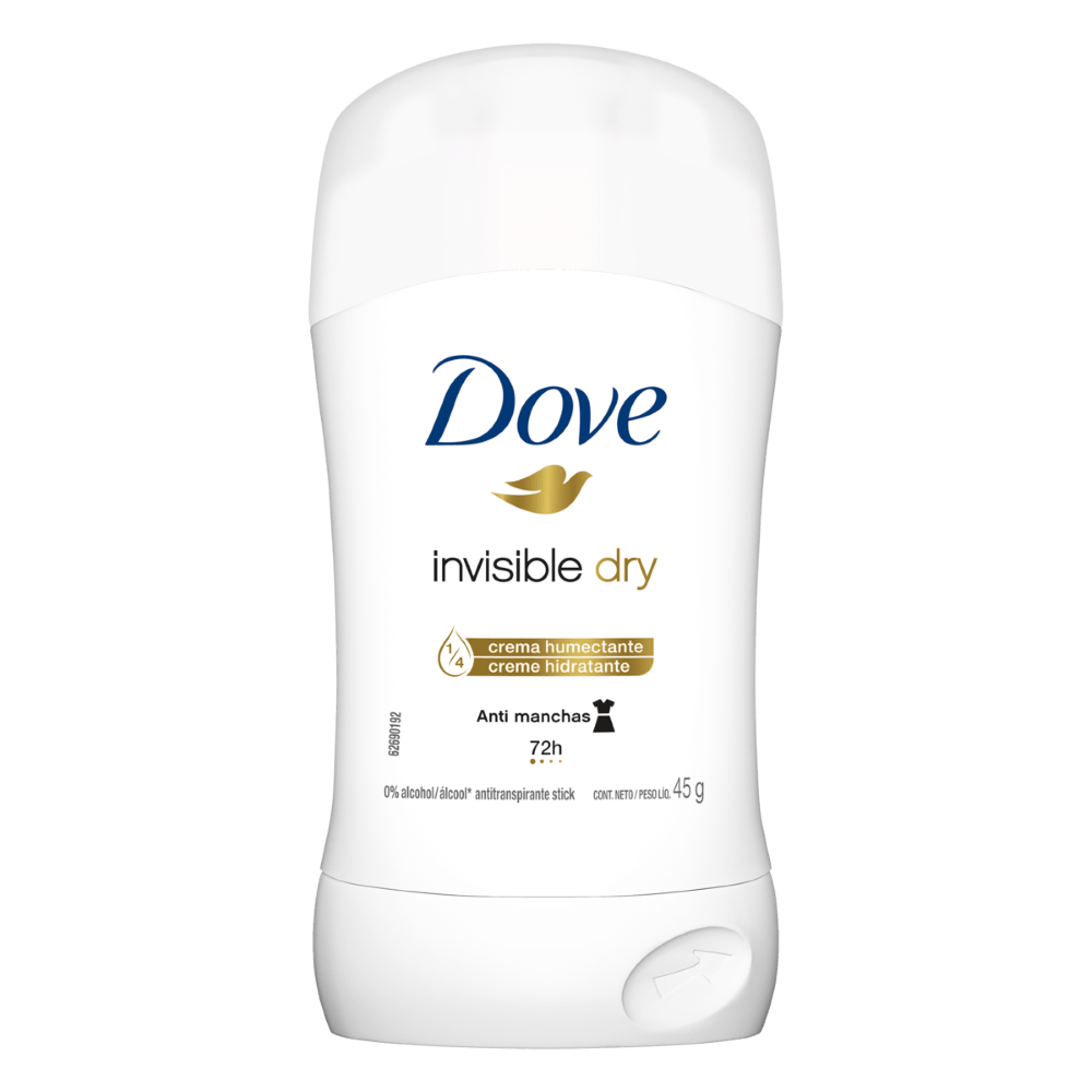 DOVE ANITPERSPIRANT STICK - INVISIBLE DRY 45MLOZ