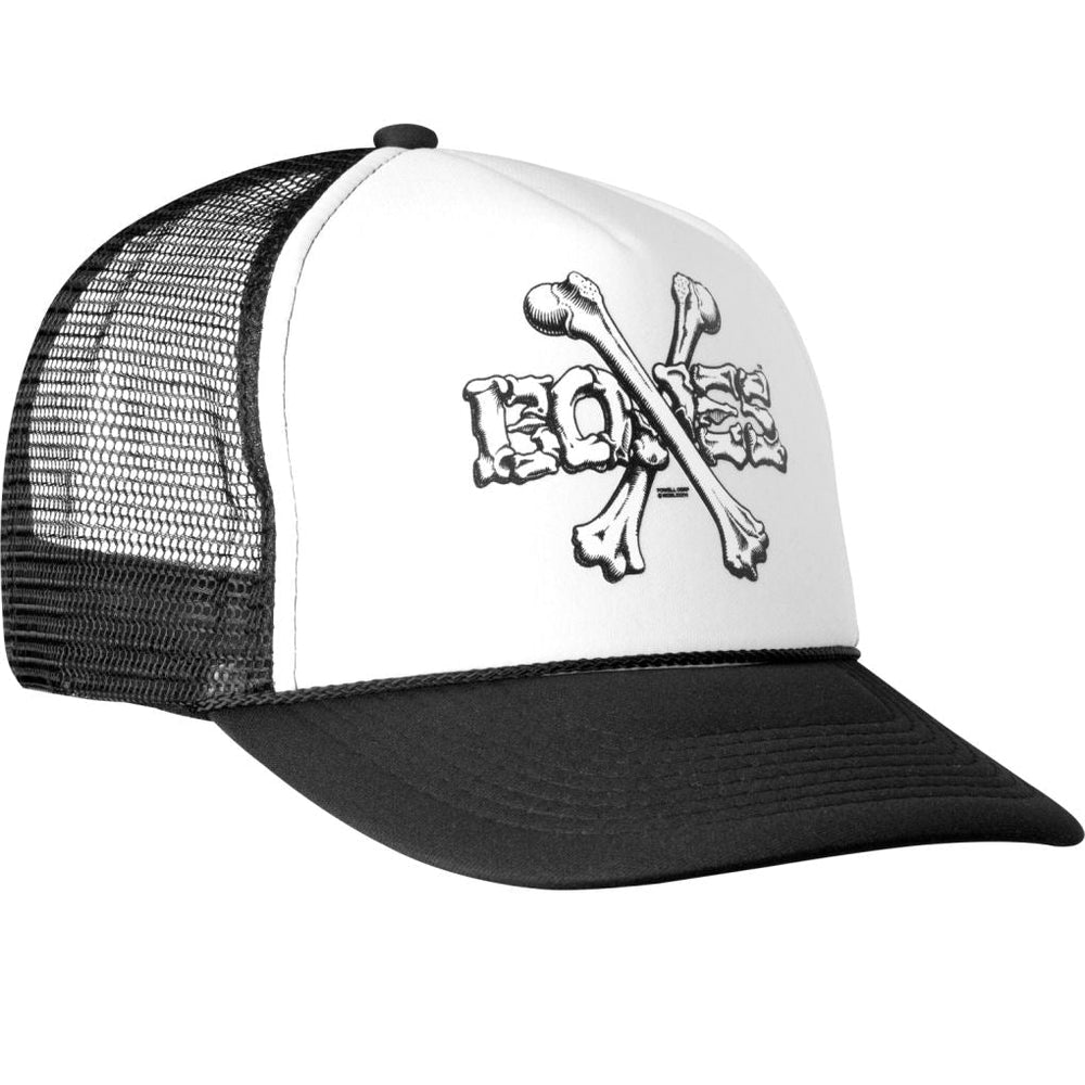 Casquette "Mesh Cross" Bones - Noir/Blanc