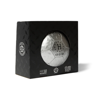 HUF 'Diamond Plate' Soccer Ball - Silver