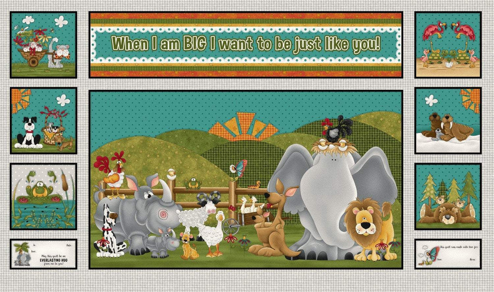 When I Am Big Panel — Cottage Quilting Ltd.