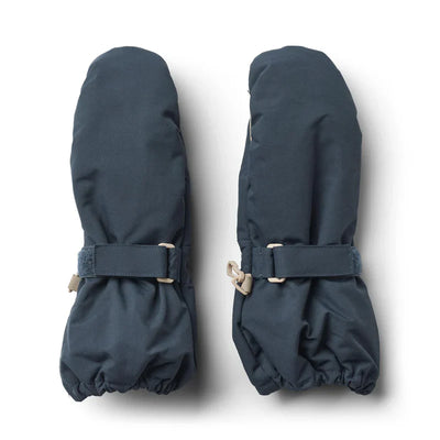 Rain Mittens | Dark Blue | Wheat Kids