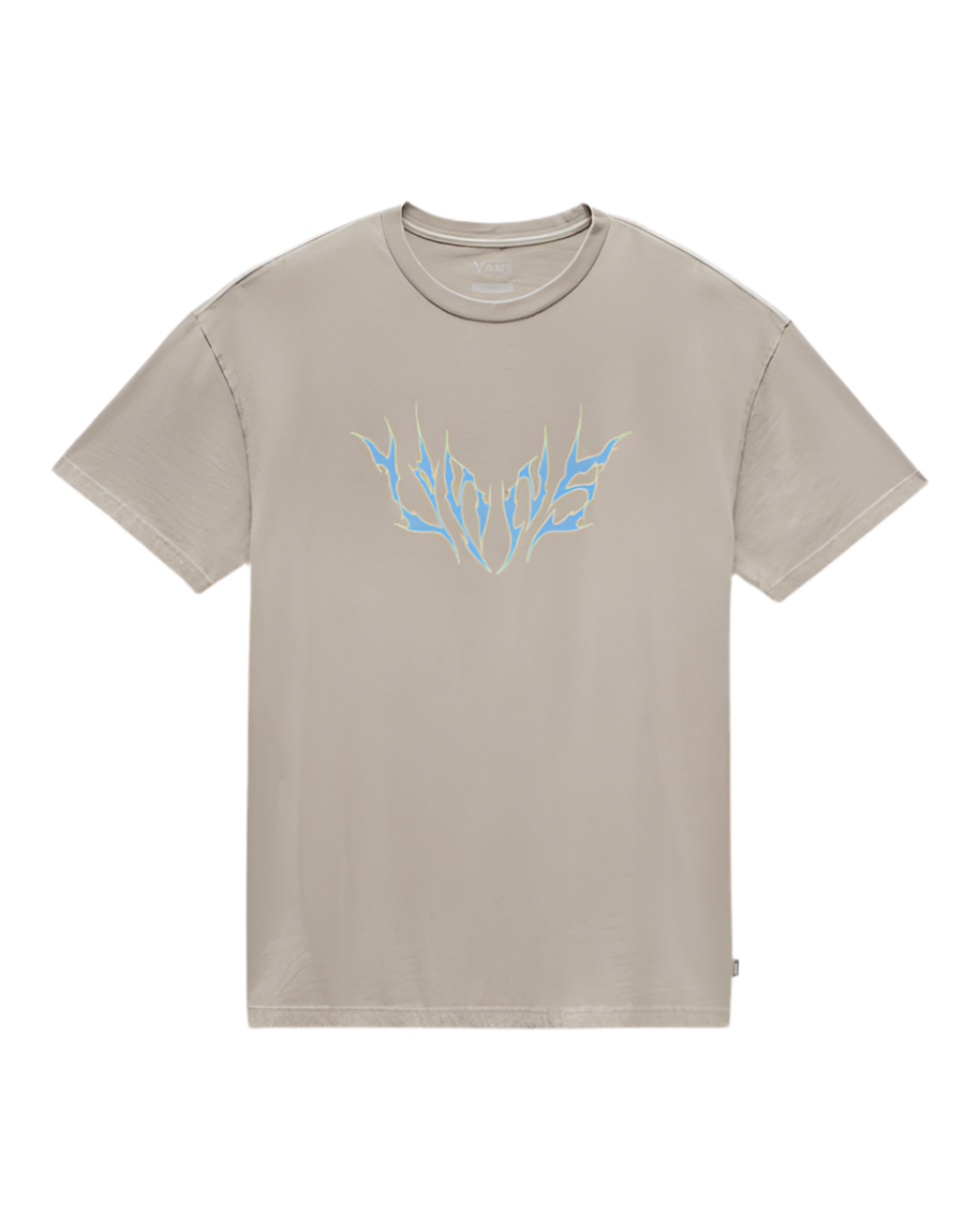 T-shirt ample Vans 'Graffiti Conduit' - Beige (pour femmes)