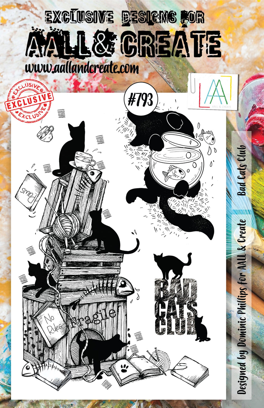 AALL and Create Lot de Tampons - 793 - Bad Cats Club