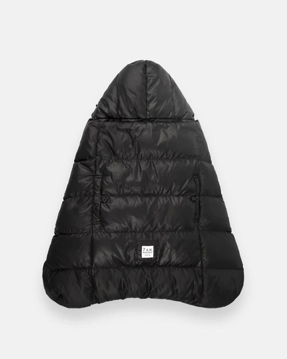 K-Poncho - Plush | 7am Enfant |  Heavy Weight Black