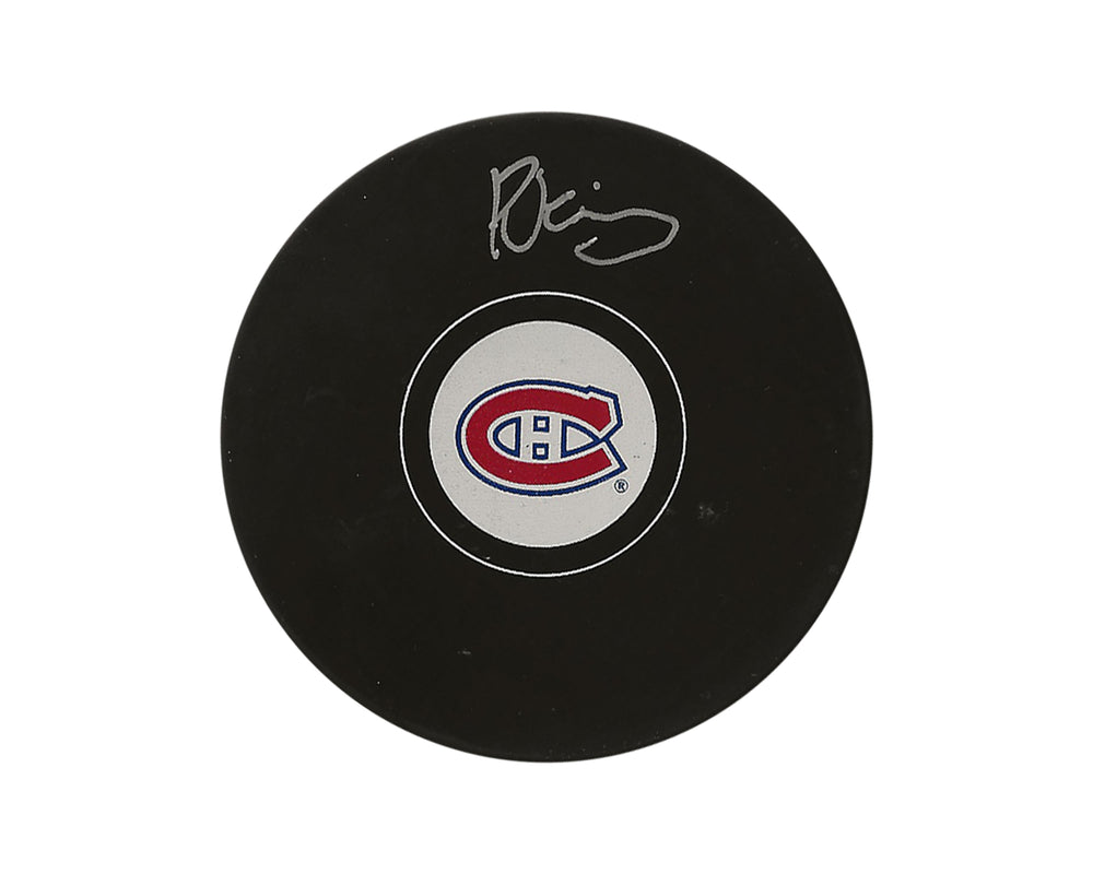 Riley Kidney Autographed Montreal Canadiens Autograph Model Puck