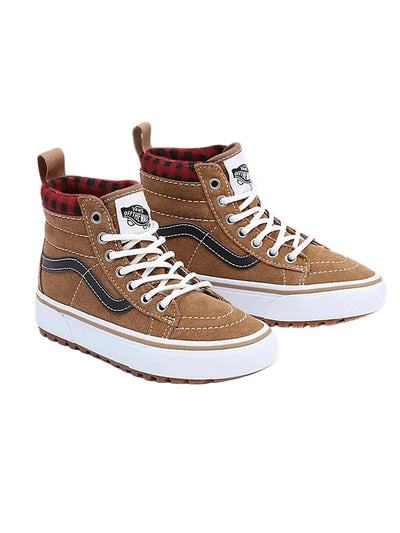 Bottes d'hiver Vans 'SK8-HI MTE-1' - Carreaux Bruns (Femme)