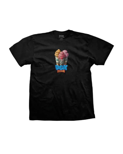 DGK 'Dough Cone' T-shirt poids lourd - Noir délavé