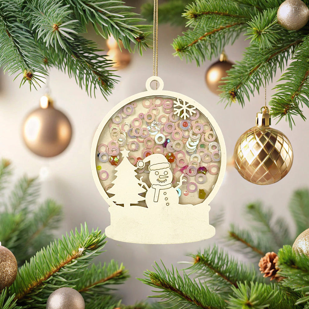 CrafTreat Papier aggloméré 3D Shaker - Boule à neige
