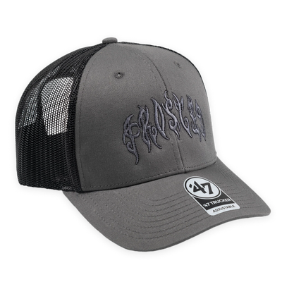 Frosted Skateboards 'Vahan’s Graphic 2' Trucker Cap - Charcoal/Black