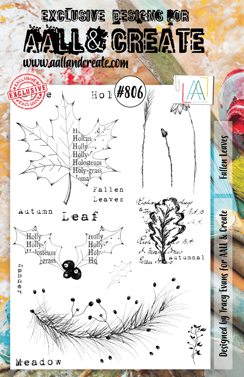 AALL et Create Set de Tampons - 806 - Feuilles Mortes