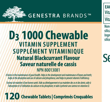 D3 1000 Chewable