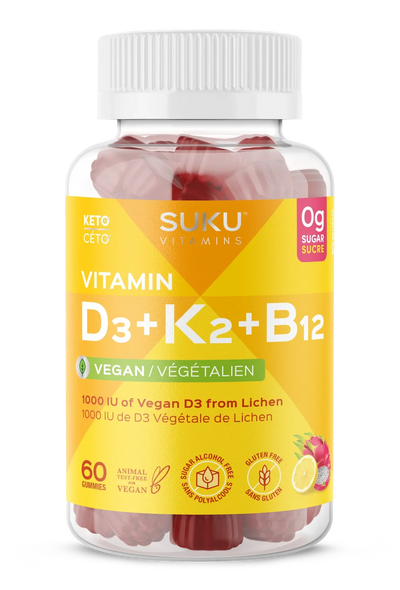 Vitamine D3+K2+B12