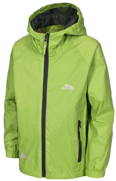 Vestes de pluie Qikpac Trespass pour enfants, 2-4 ans