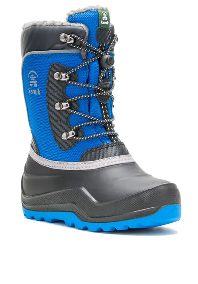 Kamik Garçons LUKE 4 Bottes d'Hiver pour Enfants et Jeunes - Évaluées à -40C/F - Fabriquées au Canada ! GRANDEUR 3 US