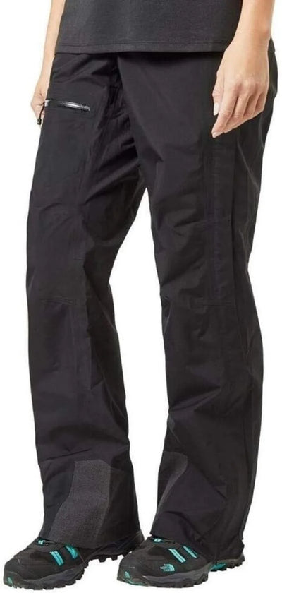 The North Face pour femmes, pantalon de pluie Dryzzle GORE-TEX à fermeture éclair intégrale, longueur courte, grandeur : XL