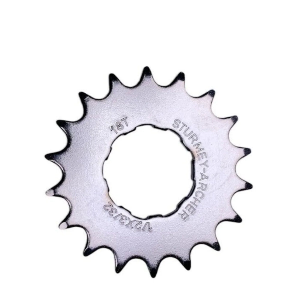 Sturmey Archer 18 Tooth, 9-Spline 1/2" x 3/32" (Flat, CP) Rear Sprocket