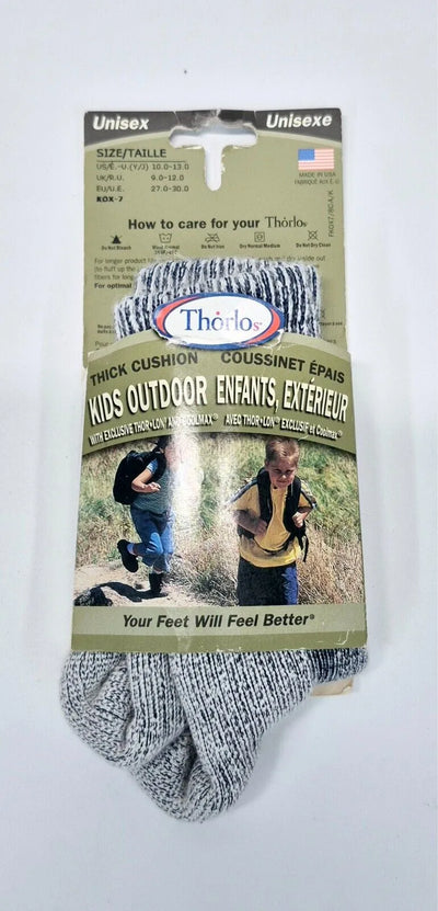 Chaussettes épaisses pour enfants Thorlo Outdoor - Taille : 10 US Enfants